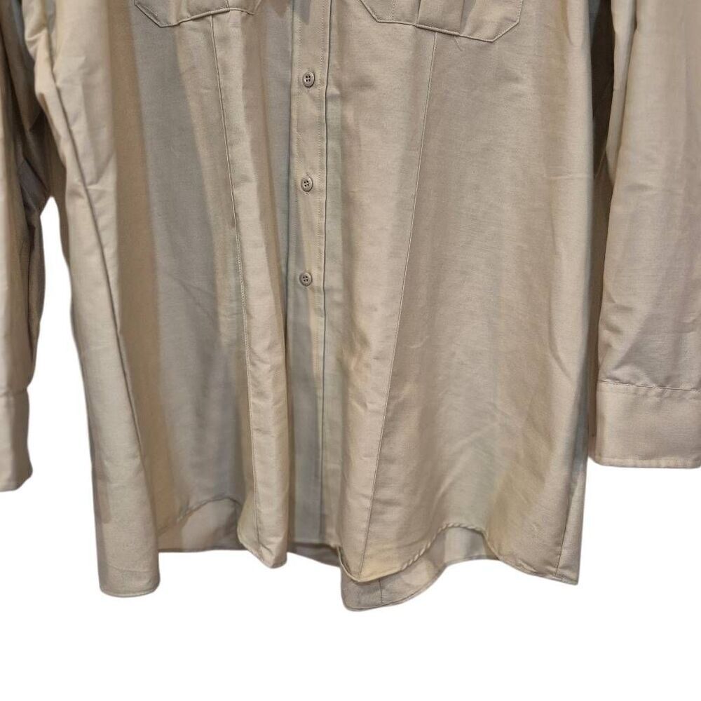 Elbeco Women's Tan Poly/Cotton Teflon Paragon Plus Style OP875-3 Shirt NEW - Picture 5 of 11